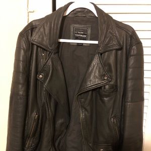 Topman Liam Payne leather jacket